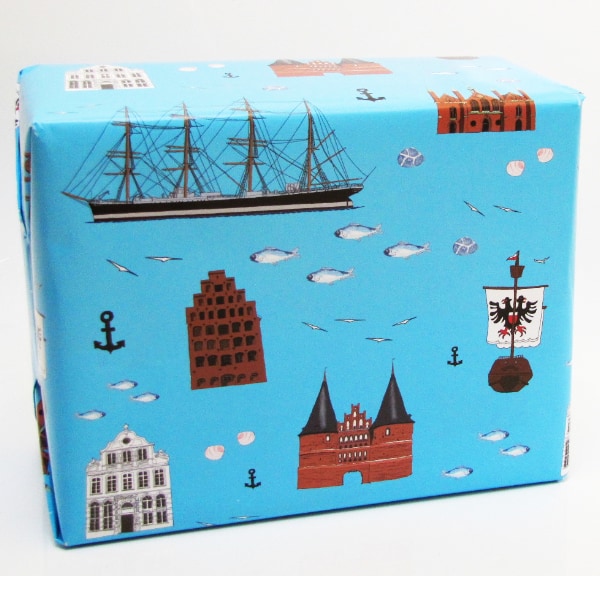 Geschenkverpackungsservice Geburtstag 1 Geschenkpapier Luebeck