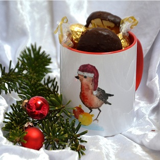 Öffnungszeiten Atelier travemeise rund um Weihnachten und Neujahr 1 Rotkehlchentasse3